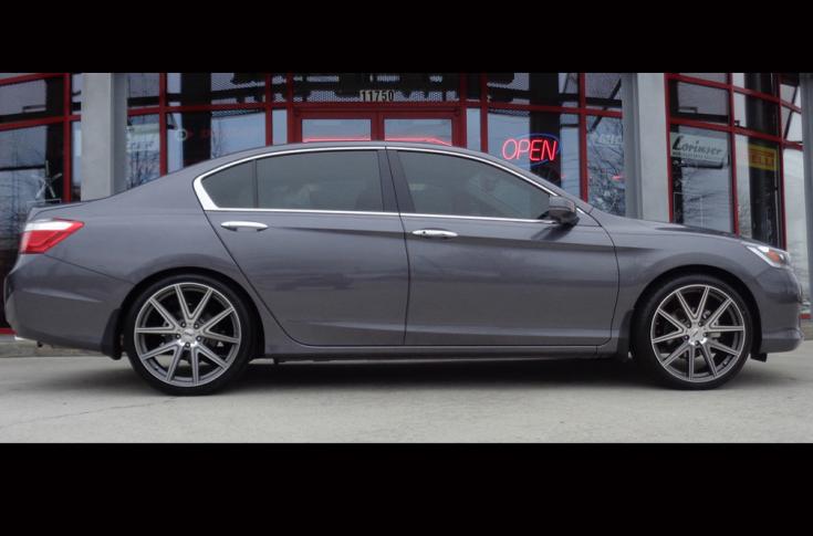 NISSAN MAXIMA ROUGE GUN METAL MACHINED FACE